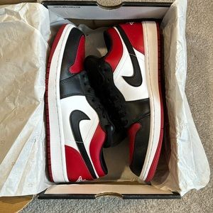 Men’s Air Jordan 1 Low ‘Bred Toe’